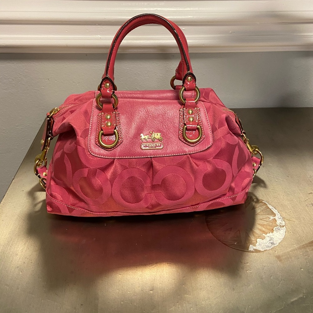 Pink Coach Purse